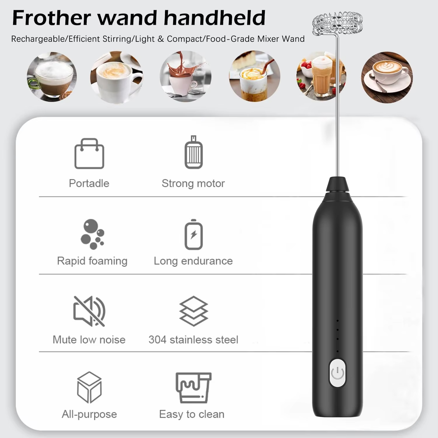 Electric Foam Maker Wireless 3 - đánh giá và giá Donut Maker Mini