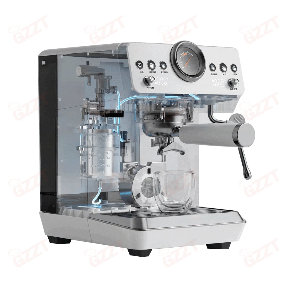 GZZT CM2250 Semi-Auto Espresso - đánh giá và giá Espresso Machine Semi Auto