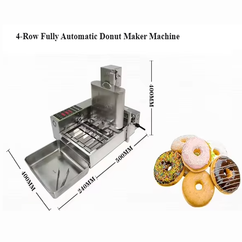 4-Row Commercial Electric Auto - đánh giá và giá Donut Maker Mini