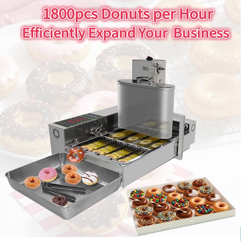 4-Row Commercial Electric Auto - đánh giá và giá Donut Maker Mini