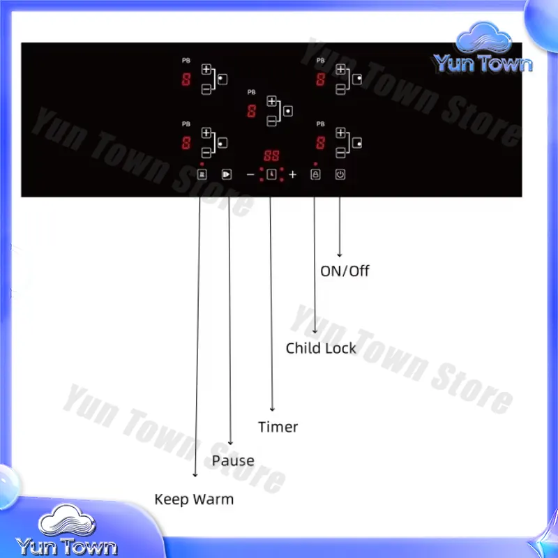5 Burner Electric Stove for Bu - đánh giá và giá Kitchen Appliances Wholesale