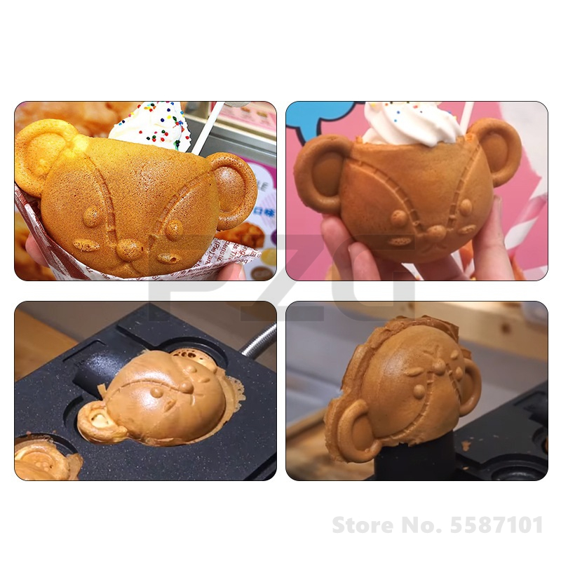 2 Pcs Teddy Bear Shaped Mini W - đánh giá và giá Donut Maker Mini